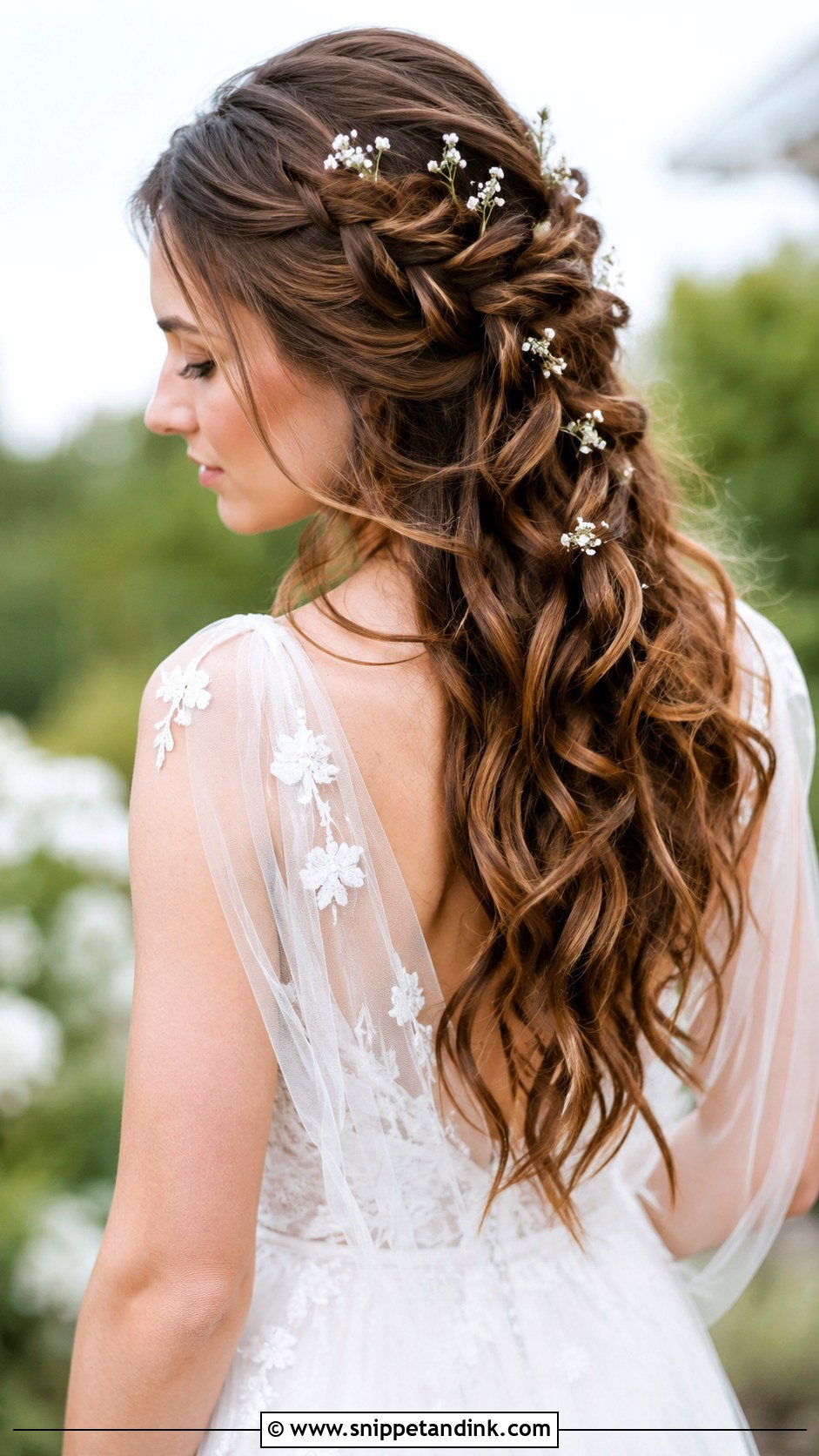 Waterfall Braid for Long Hair - Snippet and Ink - 25 Bridal Braids for Long Hair