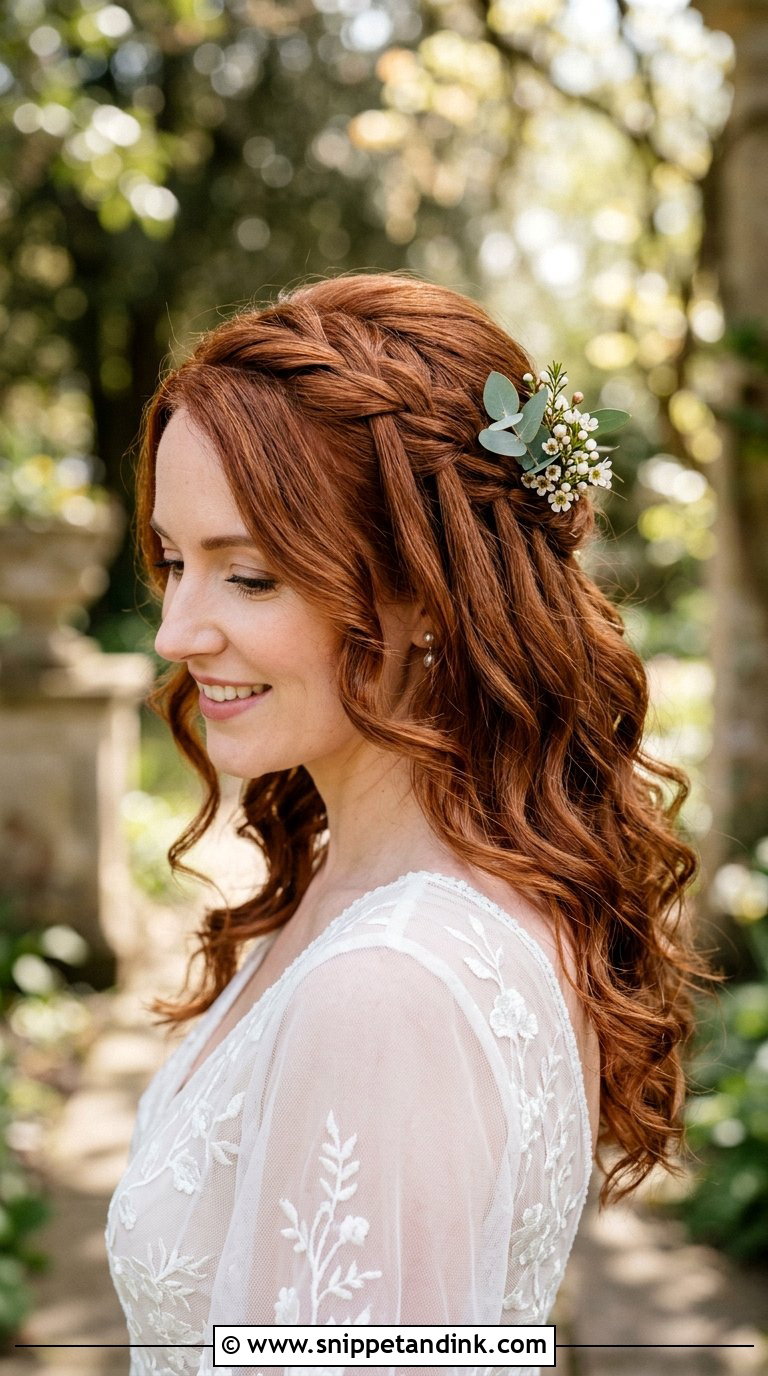 Waterfall Braid for Wedding - Snippet and Ink - 20 Braids Hairstyles for Wedding