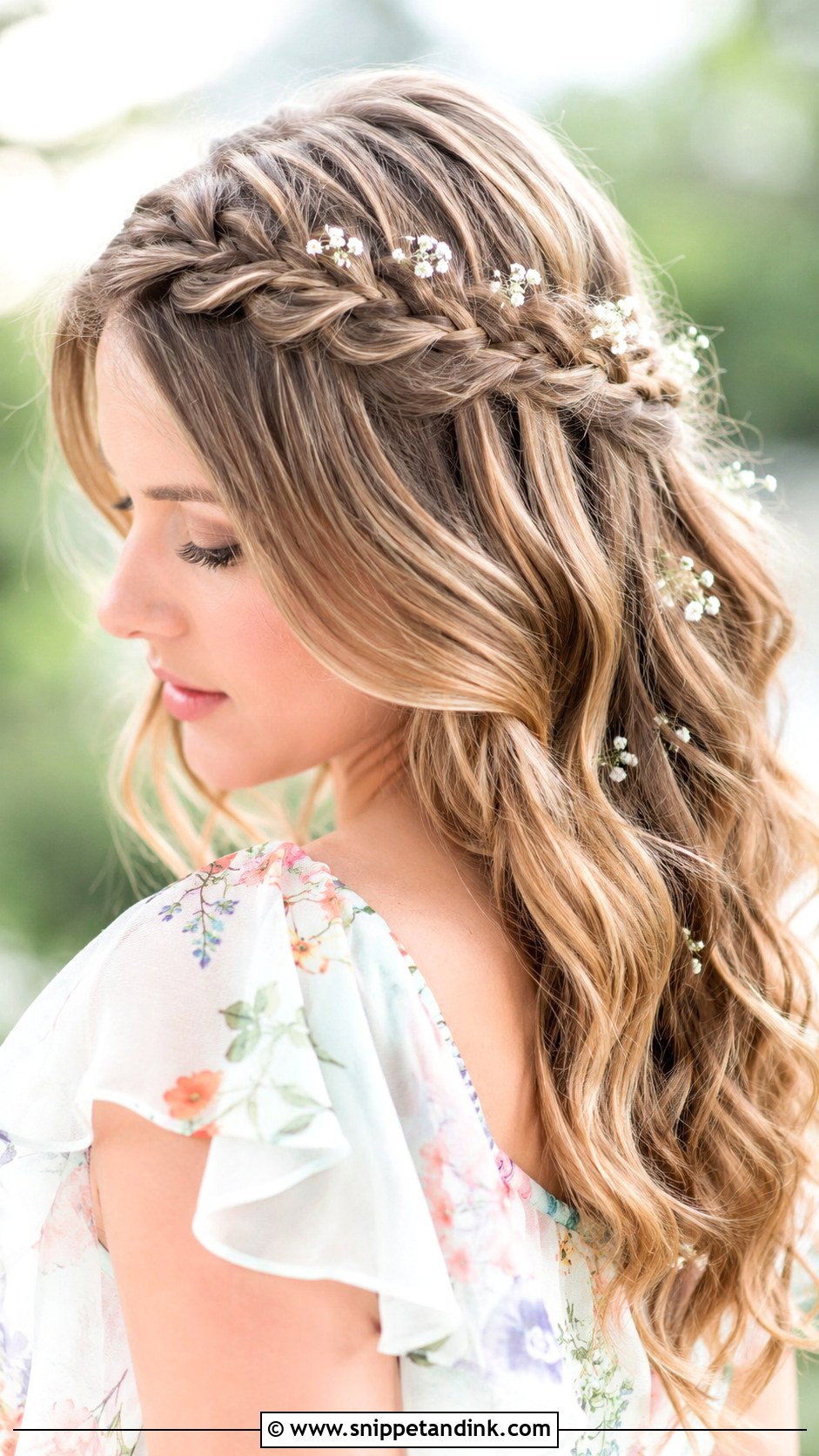 Waterfall Braid for Wedding Party - Snippet and Ink - 25 Hairstyles for Wedding Party