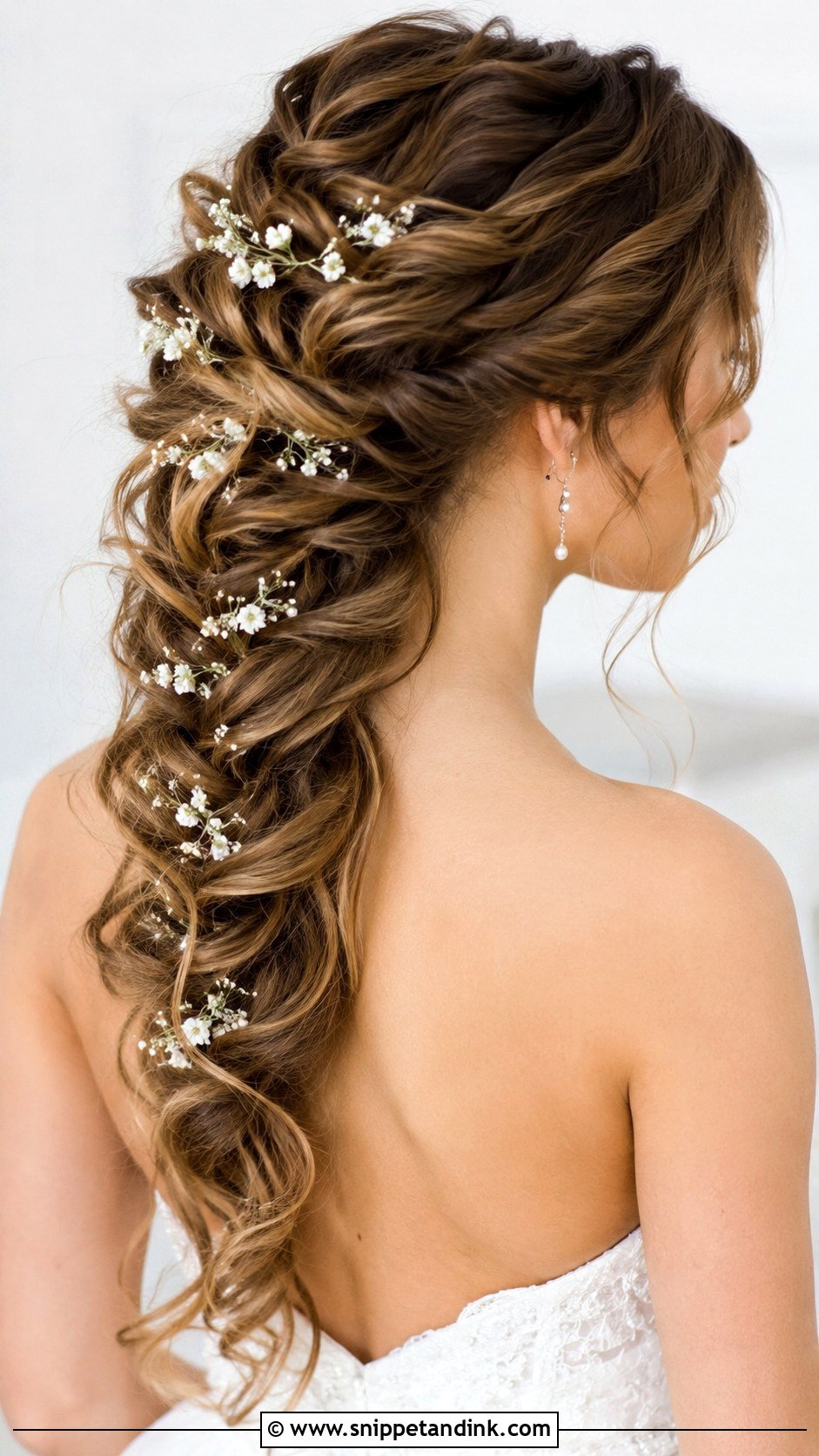 Waterfall Ponytail for Brides - Snippet and Ink - 20 Pony Updo Wedding Ideas