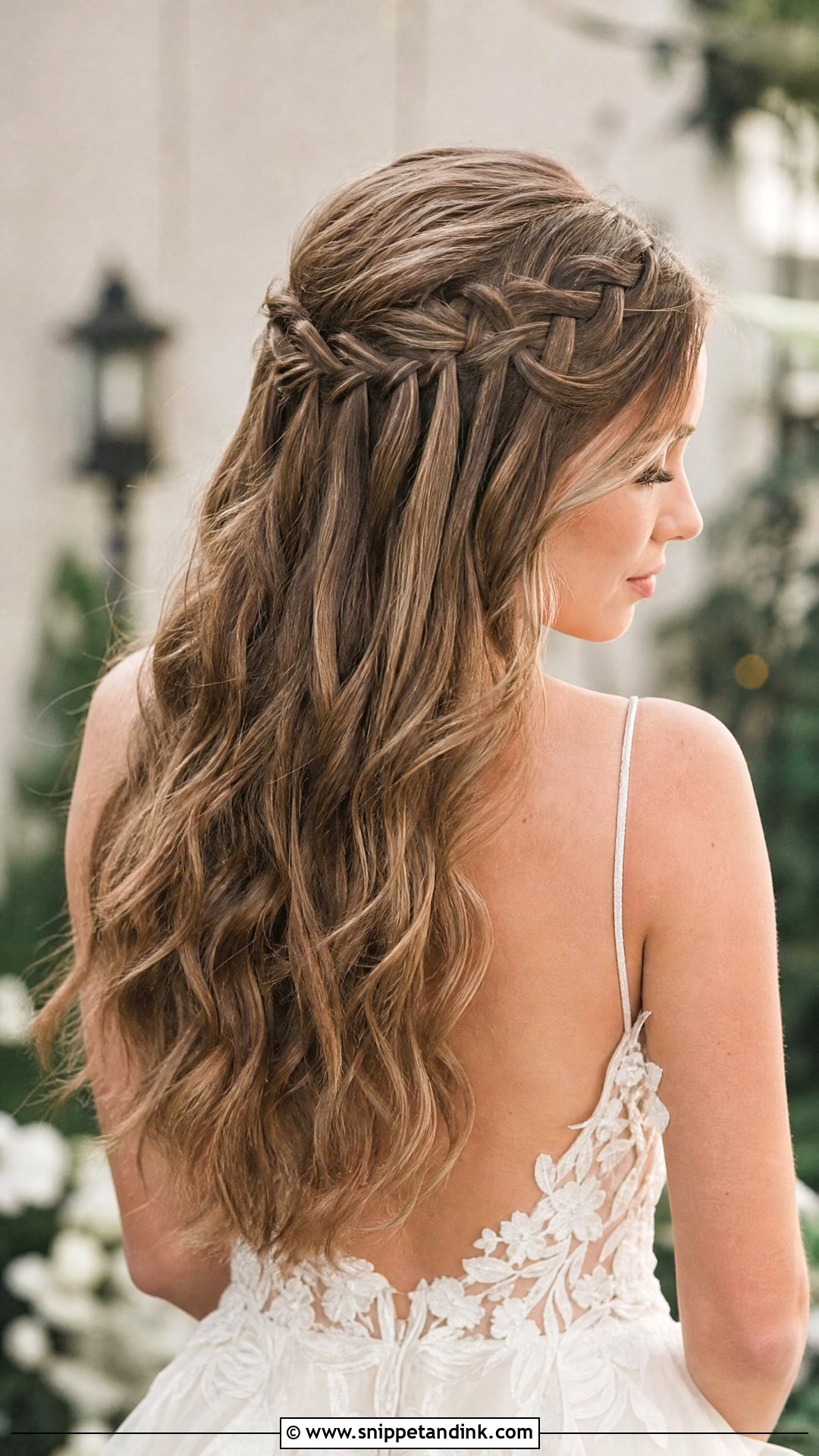 Waterfall Waves for Long Hair - Snippet and Ink - 20 Long Hair Bridal Waves