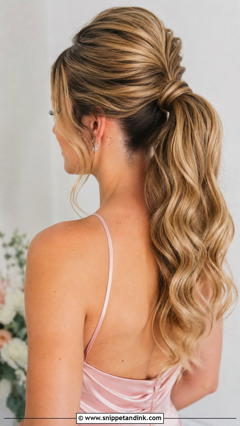 Wavy Bridesmaid Ponytail - Snippet and Ink - 20 Wavy Bridesmaid Hairstyles