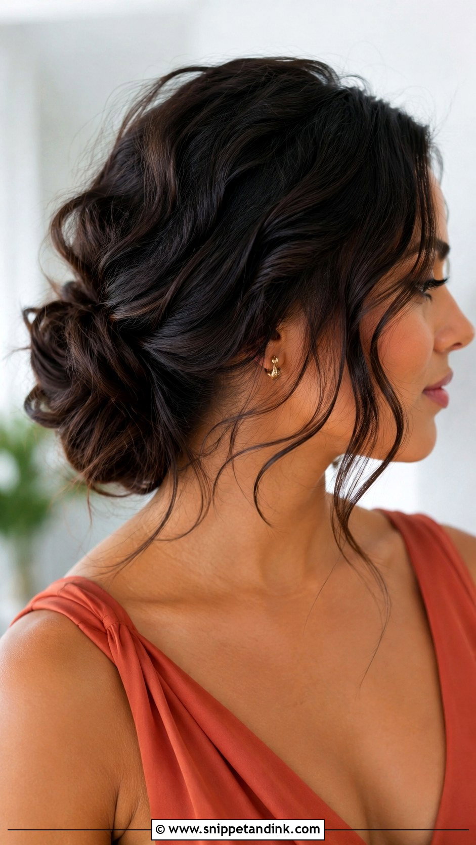 Wavy Bridesmaid Updo - Snippet and Ink - 20 Wavy Bridesmaid Hairstyles