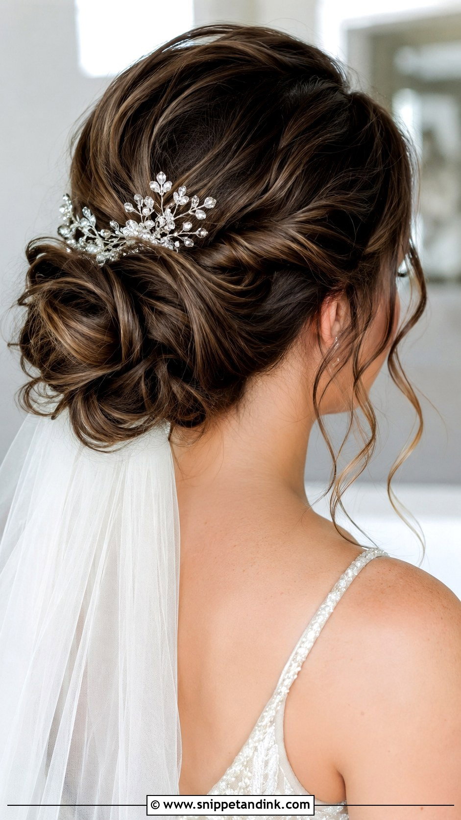 Wavy Hair With Headband for Wedding - Snippet and Ink - 25 Wavy Hair for Wedding Ideas
