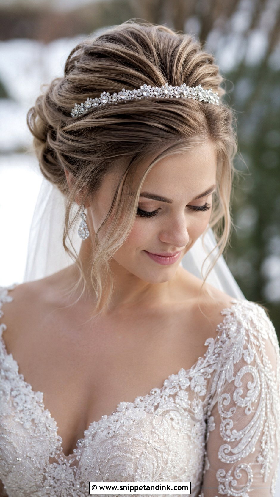 Wavy Lob for Fine Hair Brides - Snippet and Ink - 20 Wedding Hair Fine Hair Ideas