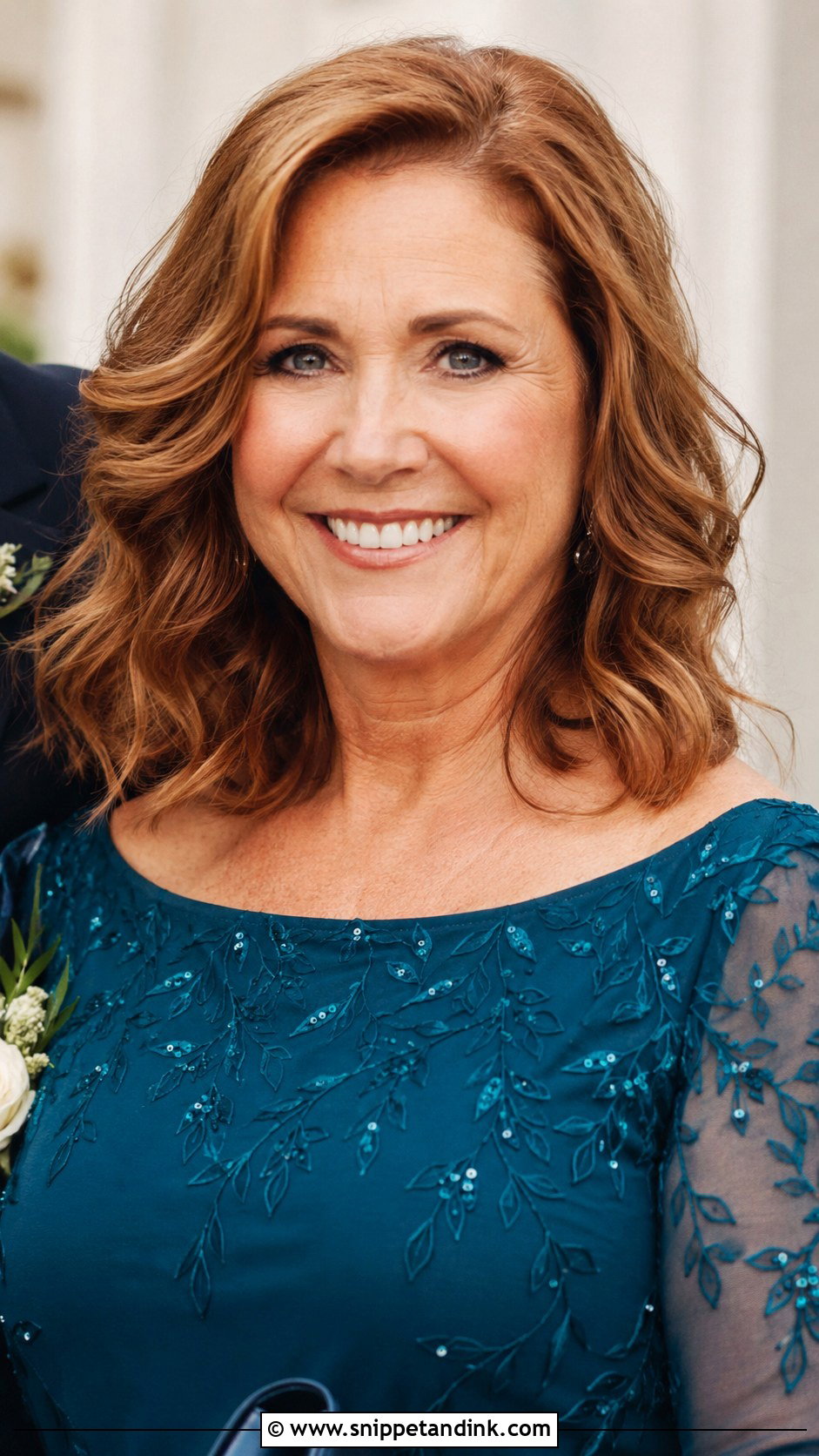 Wavy Lob for Mature Women - Snippet and Ink - 25 Mother of the Bride Short Hairstyles