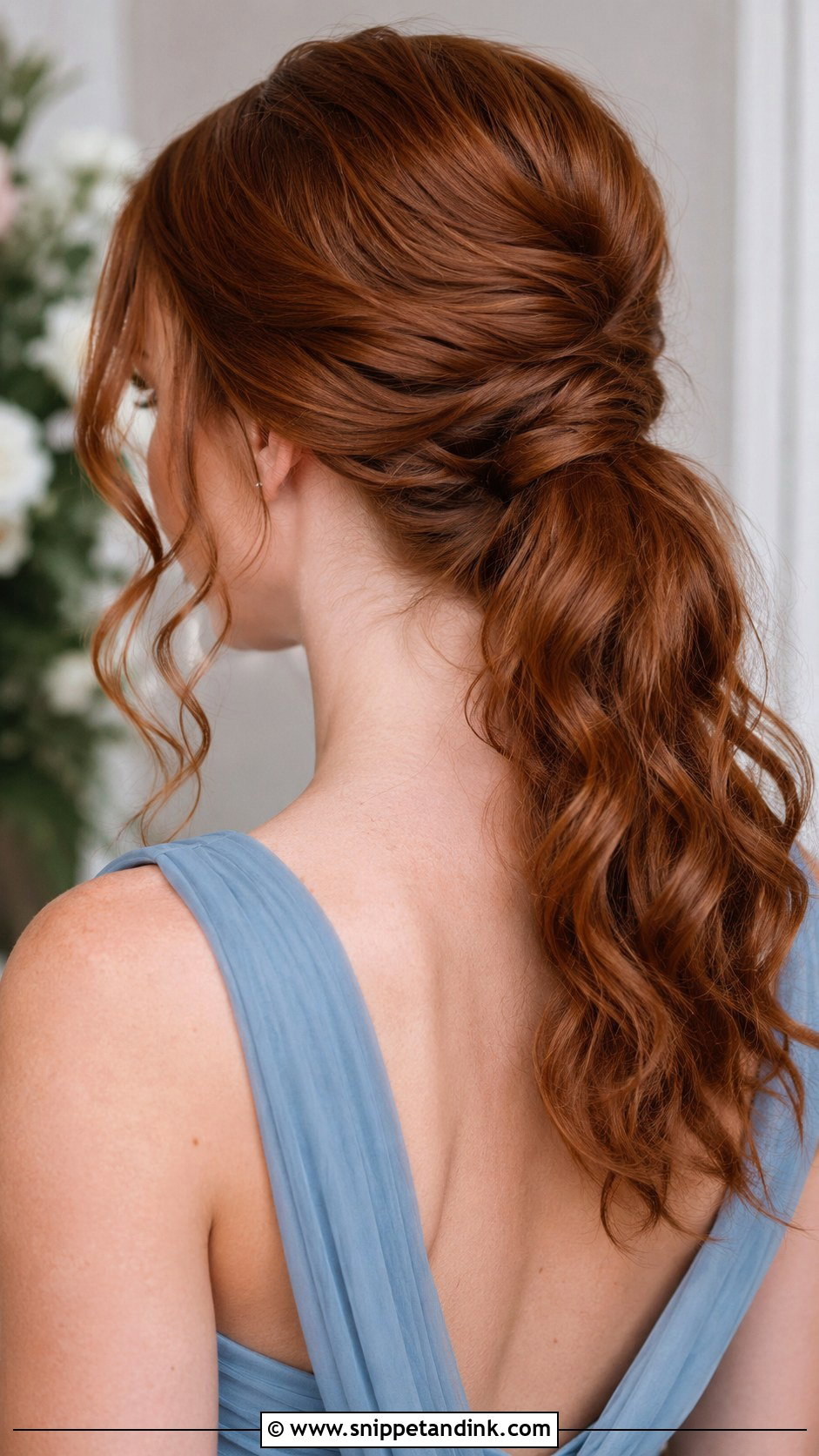Wavy Ponytail Bridesmaid Hairstyle - Snippet and Ink - 30 Bridesmaid Hairstyles Ponytail
