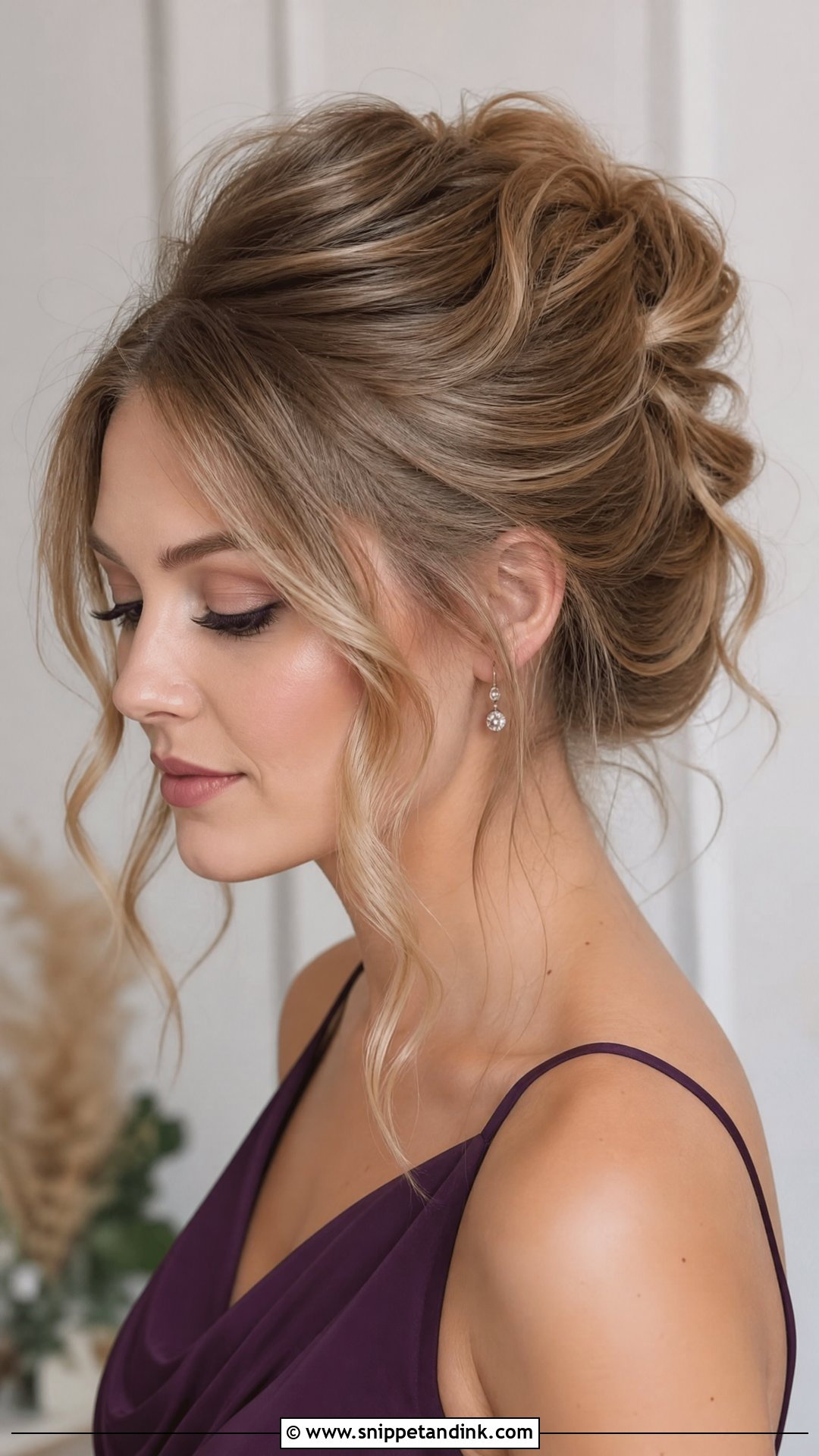 Wavy Updo Wedding Guest Hair - Snippet and Ink - 20 Wavy Hairstyles for Wedding Guest