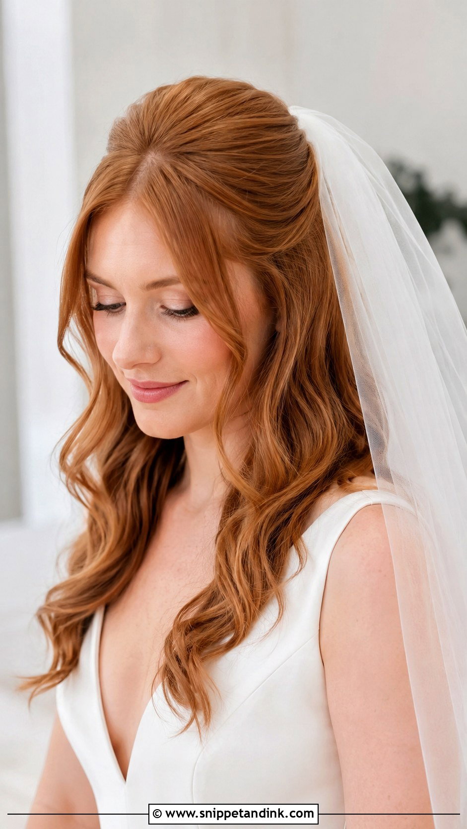 Wedding Blowout With Veil - Snippet and Ink - 15 Wedding Hair Blowout Hairstyles