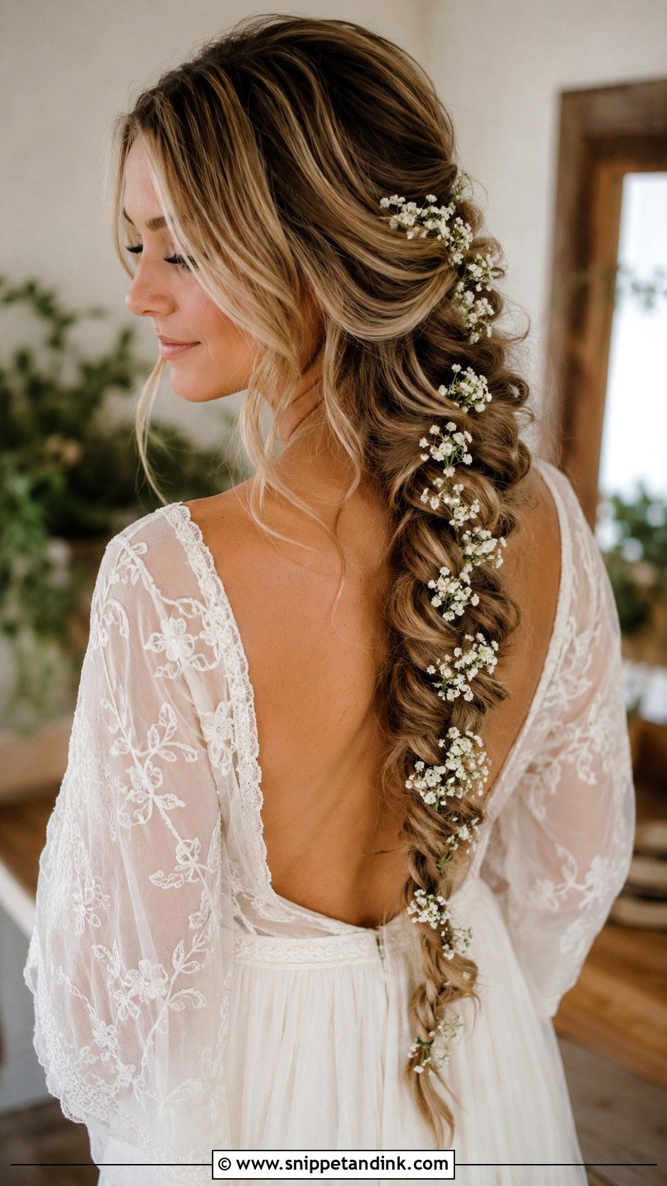 Wedding Braid With Flowers - Snippet and Ink - 15 Wedding Hairstyle Flowers