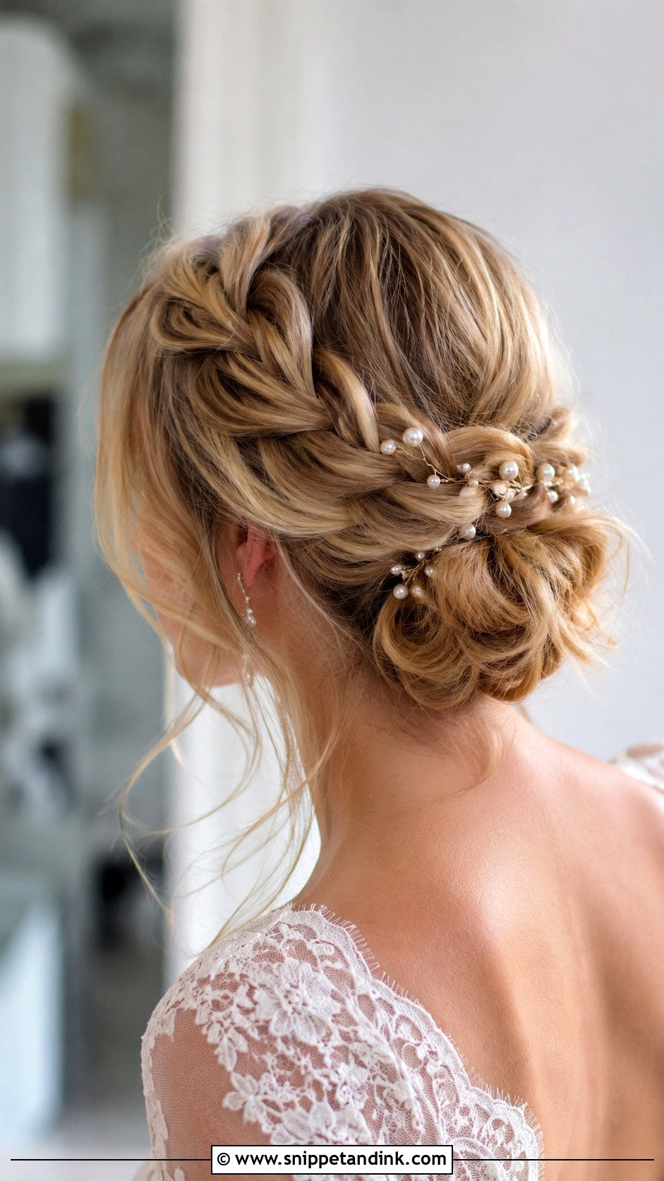 Wedding Braided Bun - Snippet and Ink - 15 Weding Hair Style Ideas