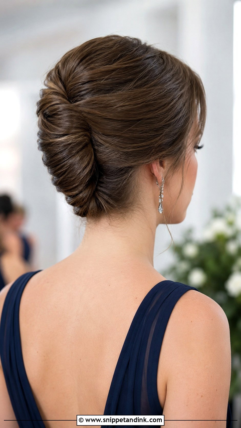 Wedding Bridesmaid French Twist - Snippet and Ink - 25 Wedding Bridesmaid Hairstyles