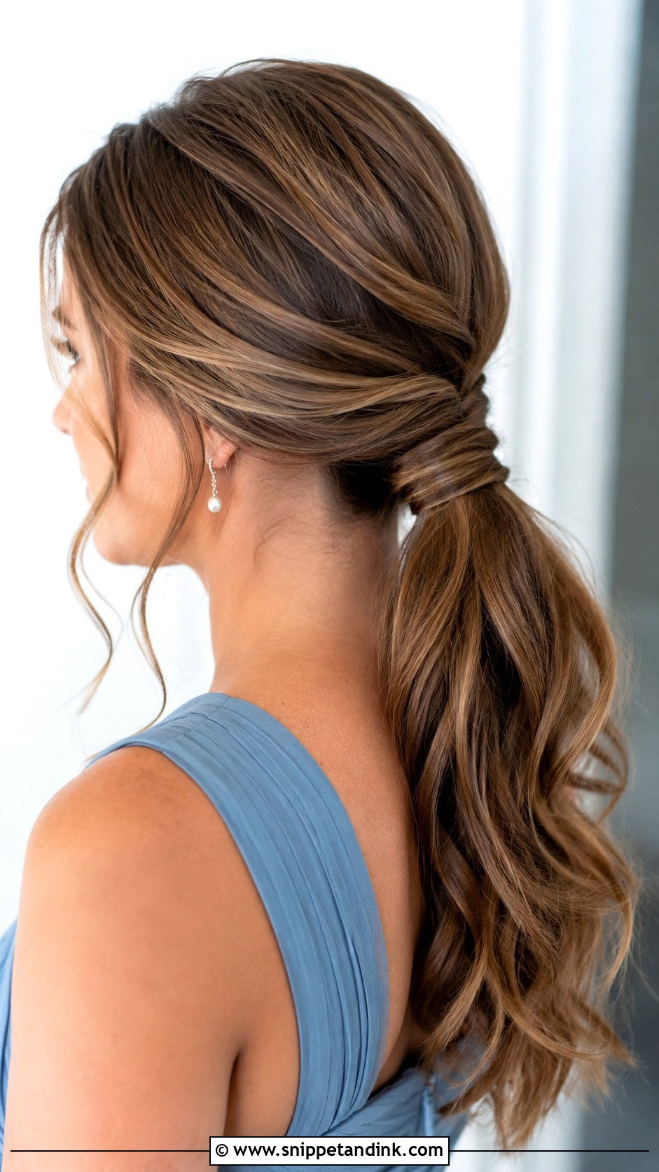 Wedding Bridesmaid Half Up Waves - Snippet and Ink - 25 Wedding Bridesmaid Hairstyles