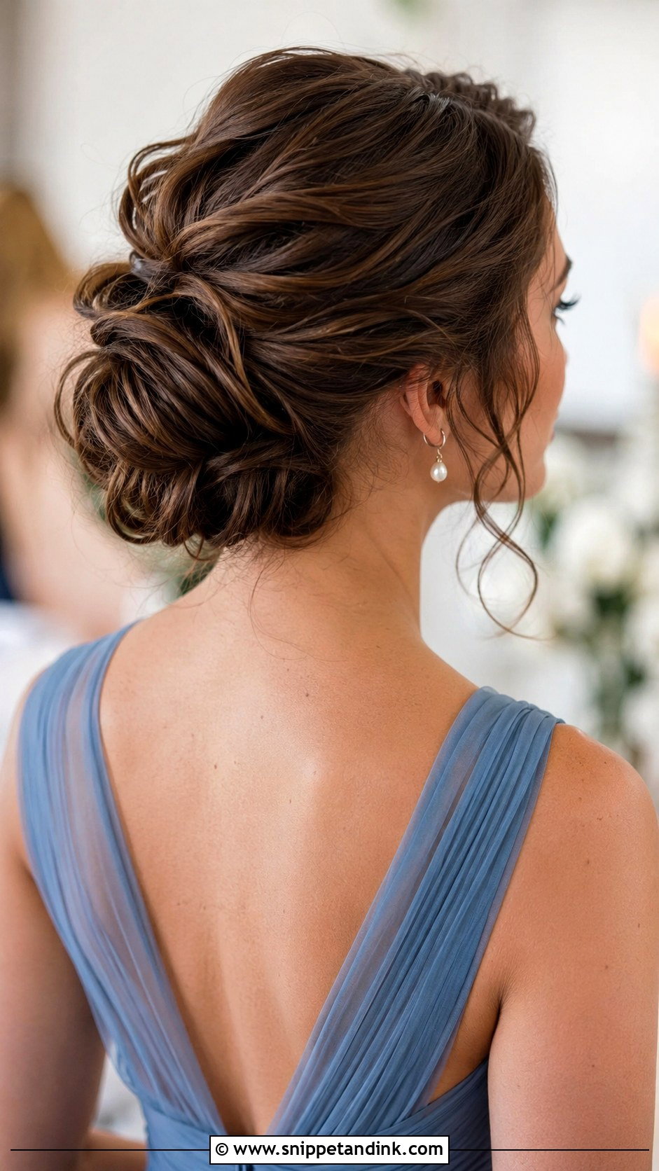 Wedding Bridesmaid Low Ponytail - Snippet and Ink - 25 Wedding Bridesmaid Hairstyles