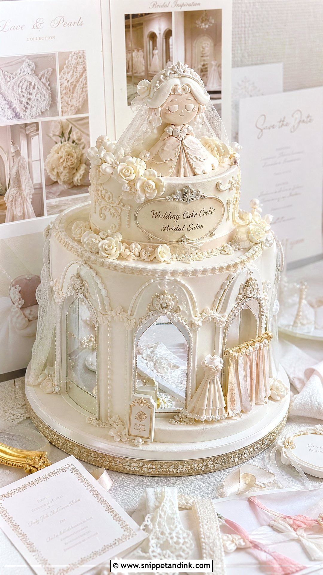 Wedding Cake Cookie Bridal Salon - Snippet and Ink - 25 Wedding Cake Cookie Fanart Ideas