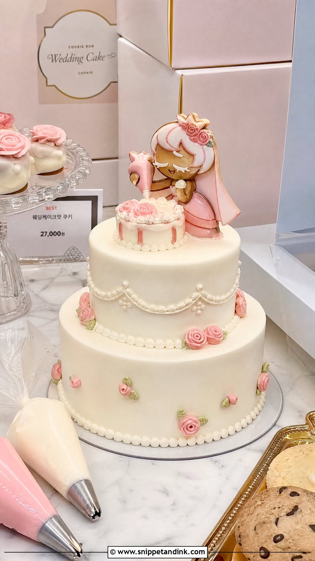 Wedding Cake Cookie Cake Shop - Snippet and Ink - 25 Wedding Cake Cookie Fanart Ideas