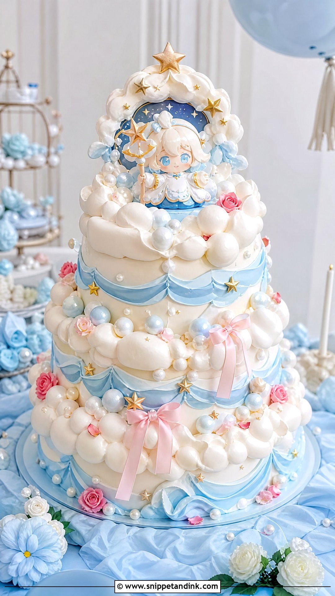 Wedding Cake Cookie Cloud Cake - Snippet and Ink - 25 Wedding Cake Cookie Fanart Ideas