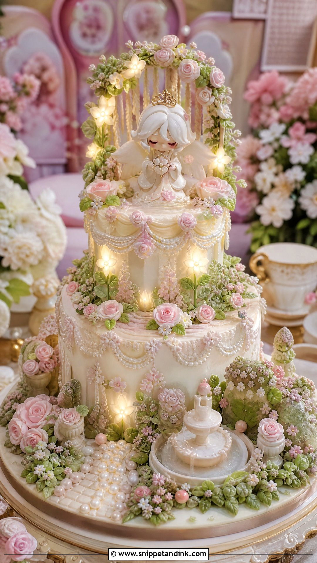 Wedding Cake Cookie Fantasy Garden - Snippet and Ink - 25 Wedding Cake Cookie Fanart Ideas