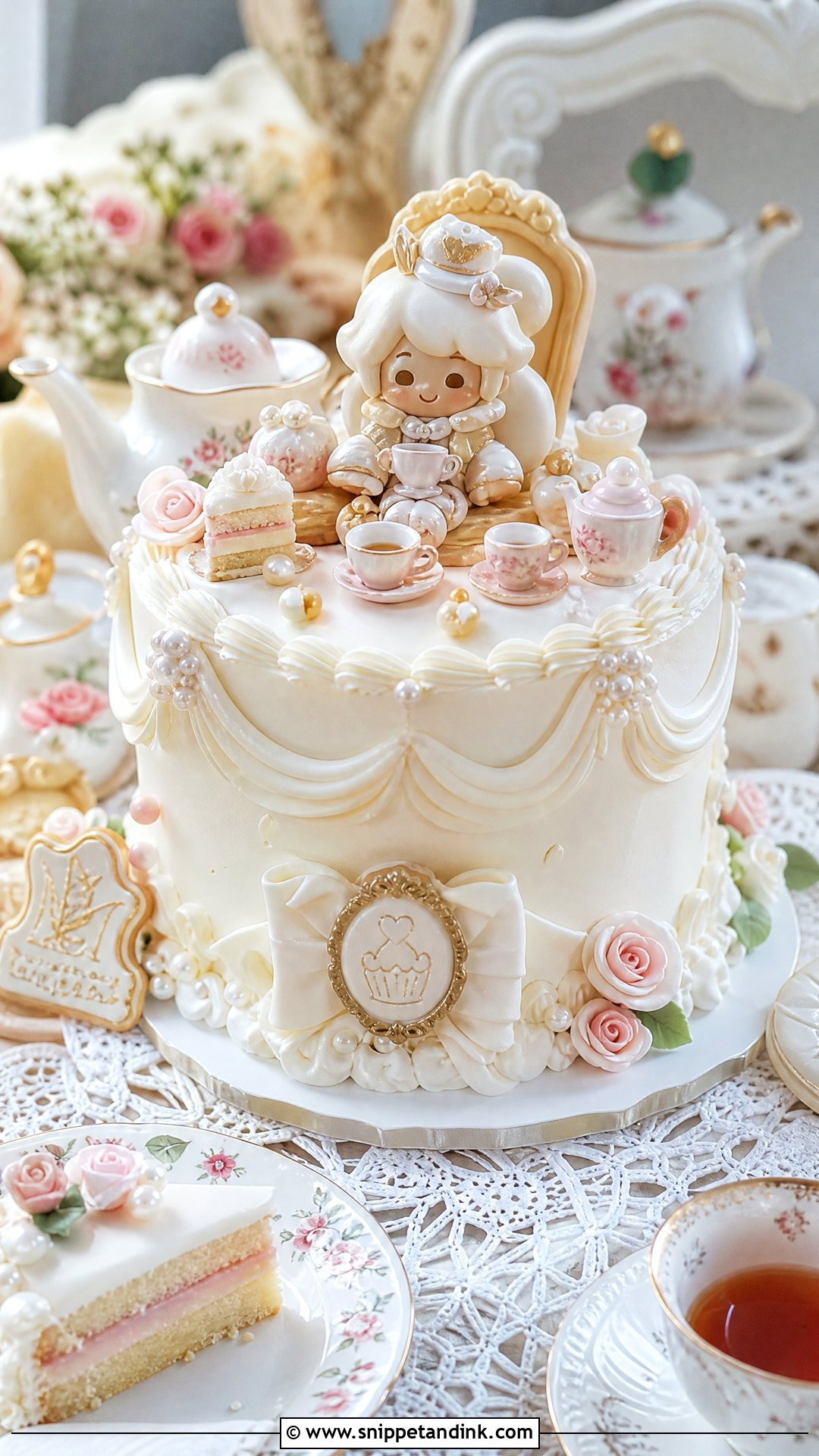 Wedding Cake Cookie Tea Party - Snippet and Ink - 25 Wedding Cake Cookie Fanart Ideas