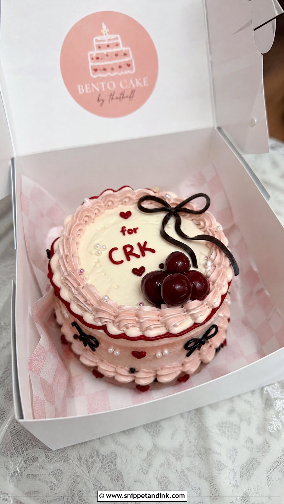 Wedding Cake Cookie X Black Forest Bento Cake - Snippet and Ink - 25 Wedding Cake Cookie X Black Forest Crk Ideas
