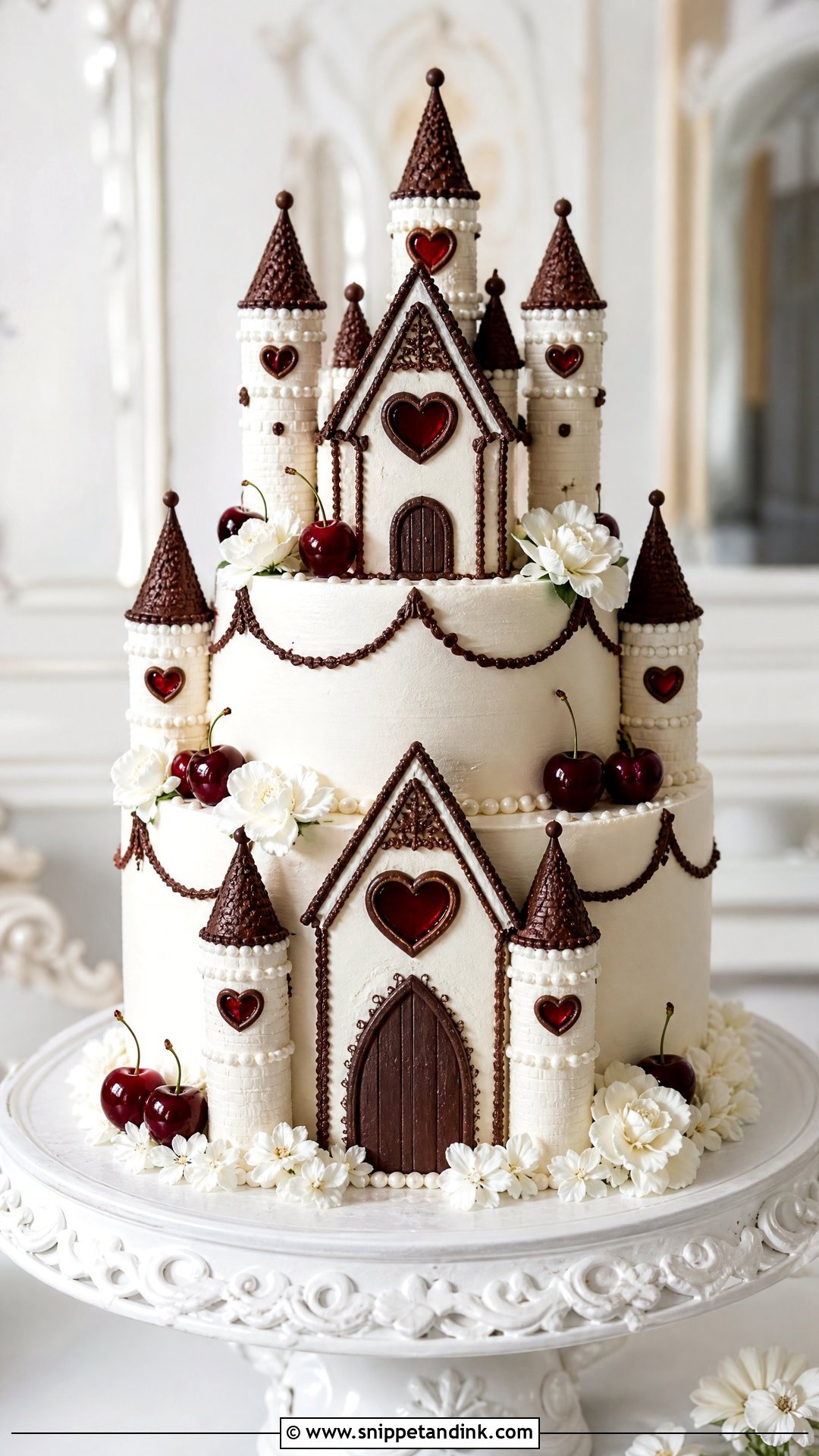 Wedding Cake Cookie X Black Forest Castle Cake - Snippet and Ink - 25 Wedding Cake Cookie X Black Forest Crk Ideas