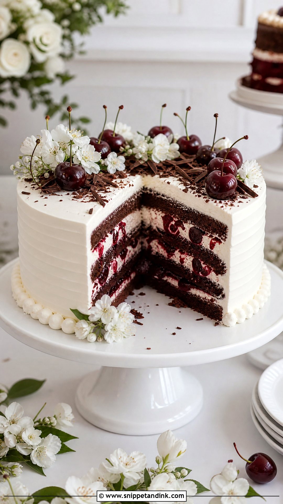 Wedding Cake Cookie X Black Forest Cherry Cake - Snippet and Ink - 25 Wedding Cake Cookie X Black Forest Crk Ideas