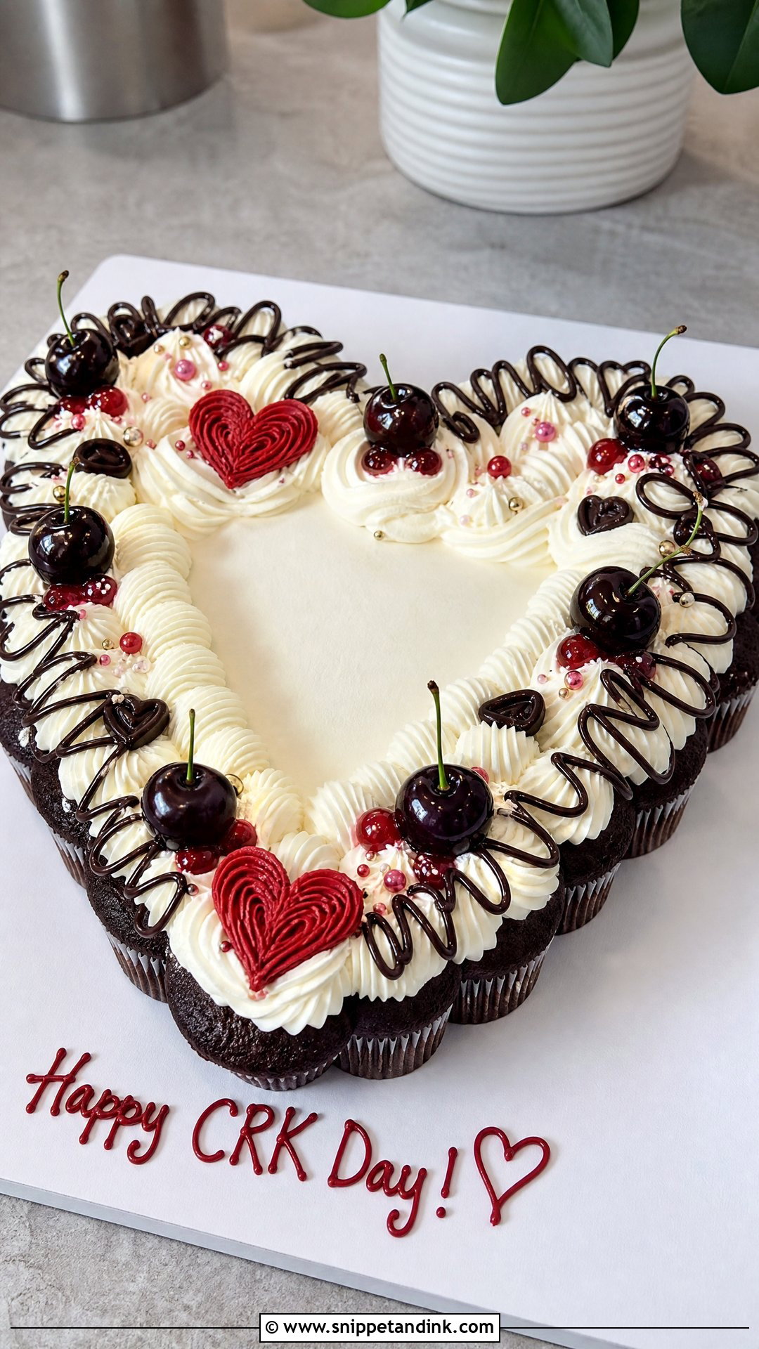Wedding Cake Cookie X Black Forest Cupcake Cake - Snippet and Ink - 25 Wedding Cake Cookie X Black Forest Crk Ideas