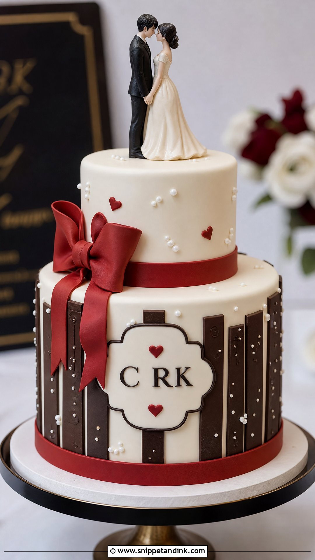 Wedding Cake Cookie X Black Forest Fondant Cake - Snippet and Ink - 25 Wedding Cake Cookie X Black Forest Crk Ideas