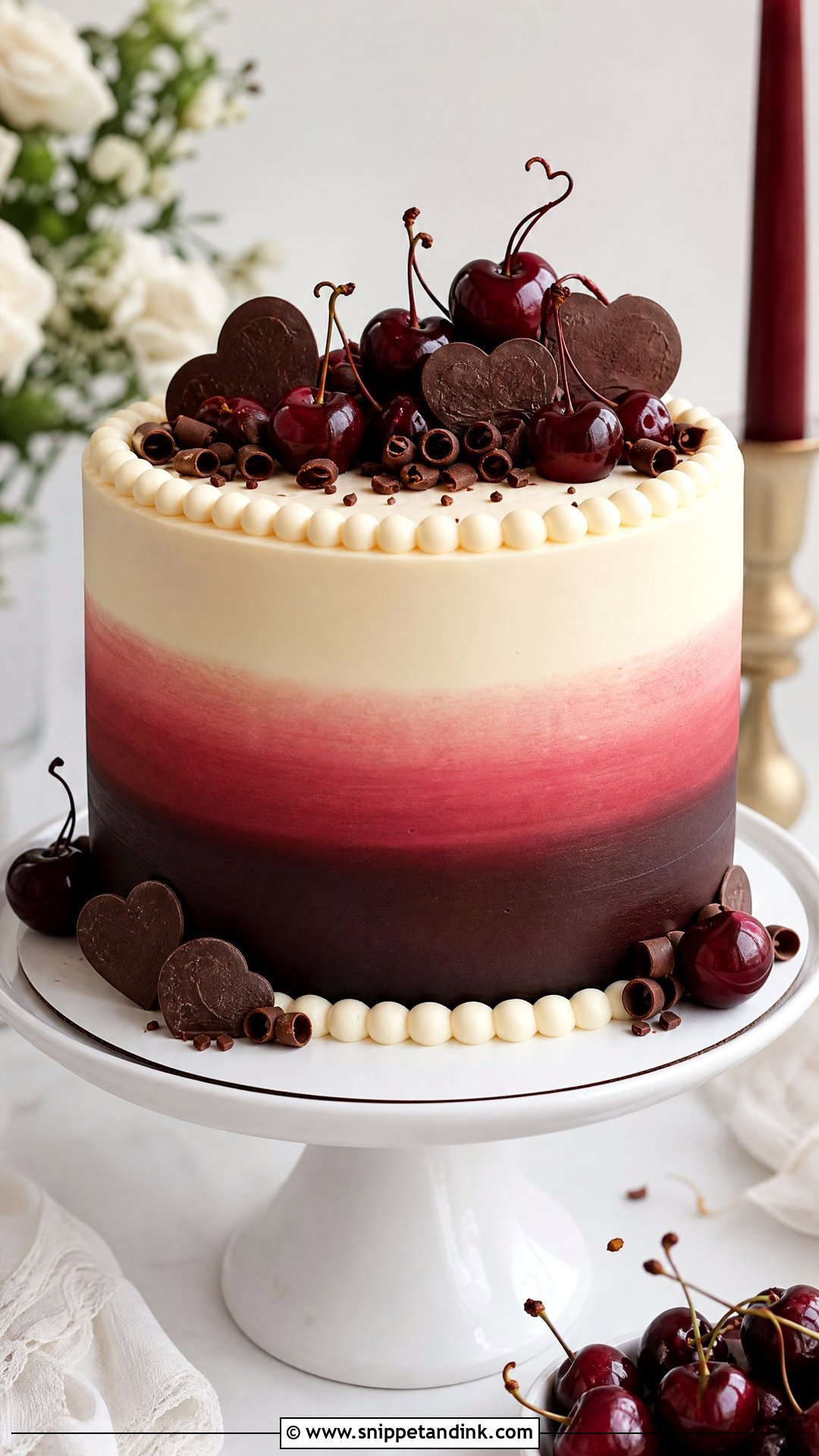 Wedding Cake Cookie X Black Forest Ombre Cake - Snippet and Ink - 25 Wedding Cake Cookie X Black Forest Crk Ideas