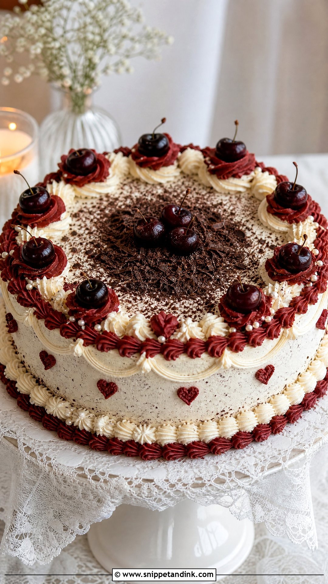 Wedding Cake Cookie X Black Forest Vintage Cake - Snippet and Ink - 25 Wedding Cake Cookie X Black Forest Crk Ideas