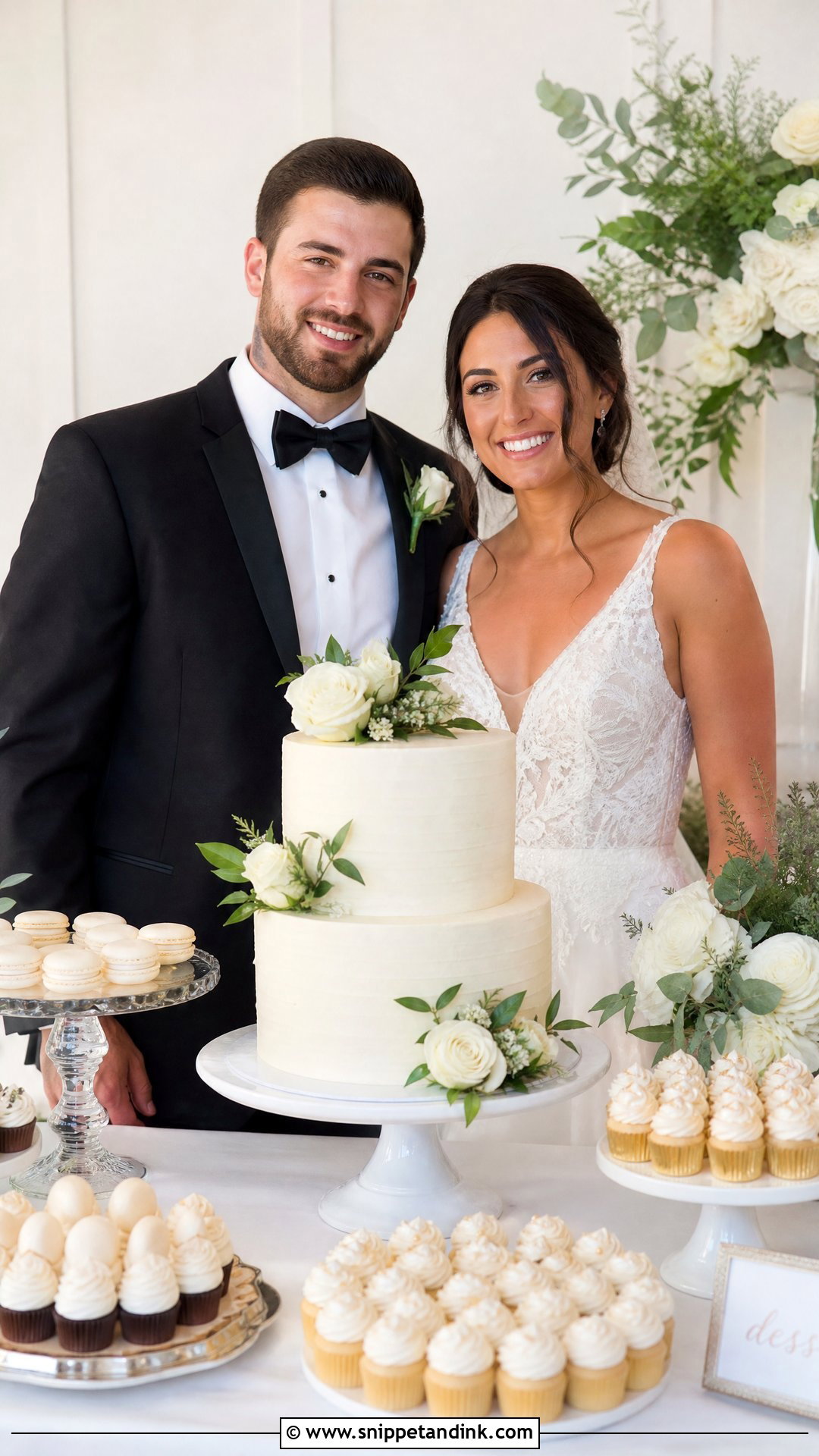 Wedding Cake Dessert Table Pose - Snippet and Ink - 25 Cake Poses Photo Ideas for Wedding