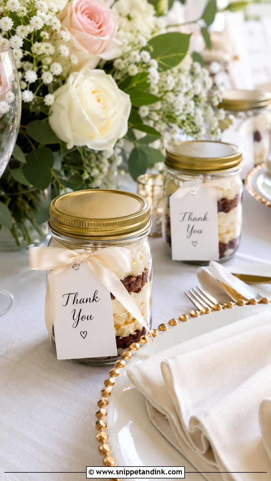 Wedding Cake Jar Favors - Snippet and Ink - 30 Wedding Cake Jars