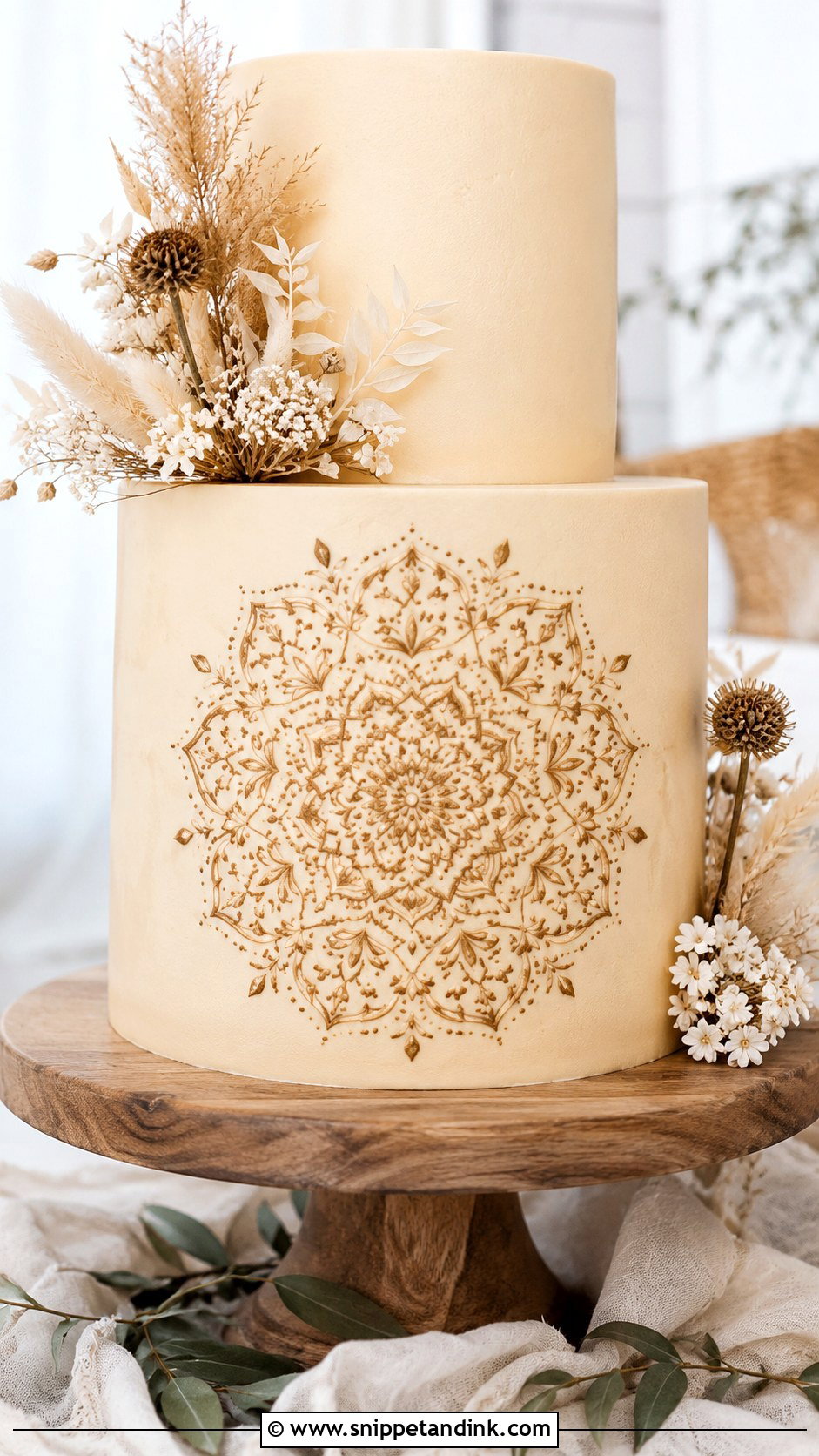 Wedding Cake Mandala Stencil - Snippet and Ink - 20 Wedding Cake Stencil Patterns