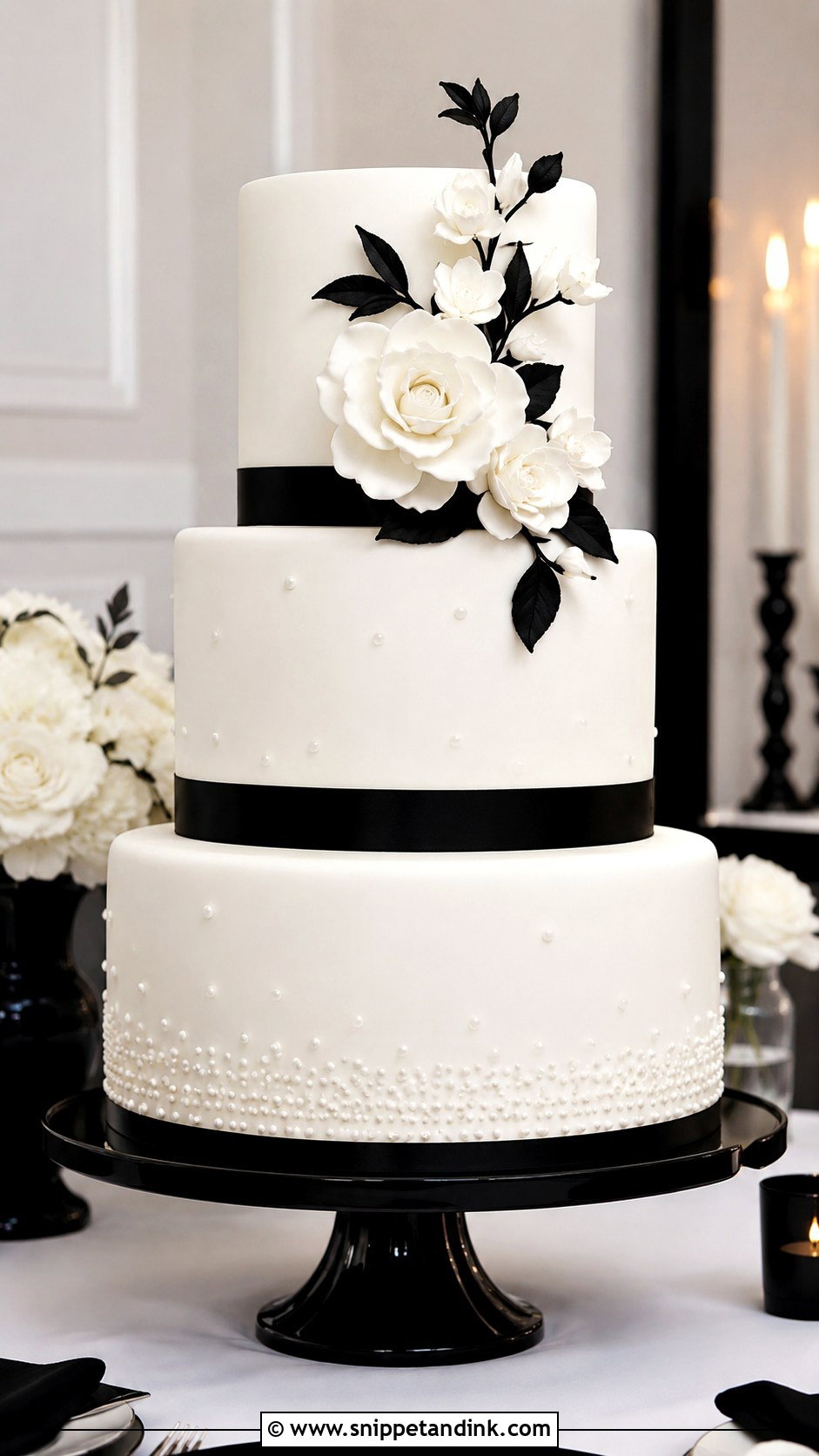 Wedding Cake Order Form Template For Black And White Cake - Snippet and Ink - 25 Wedding Cake Order Form Template