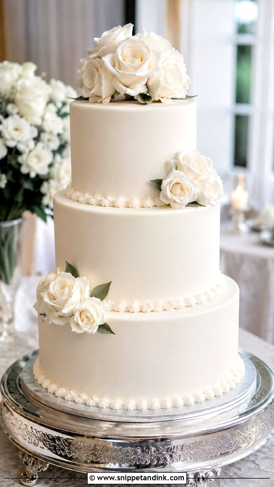 Wedding Cake Order Form Template For Classic Tiered Cake - Snippet and Ink - 25 Wedding Cake Order Form Template