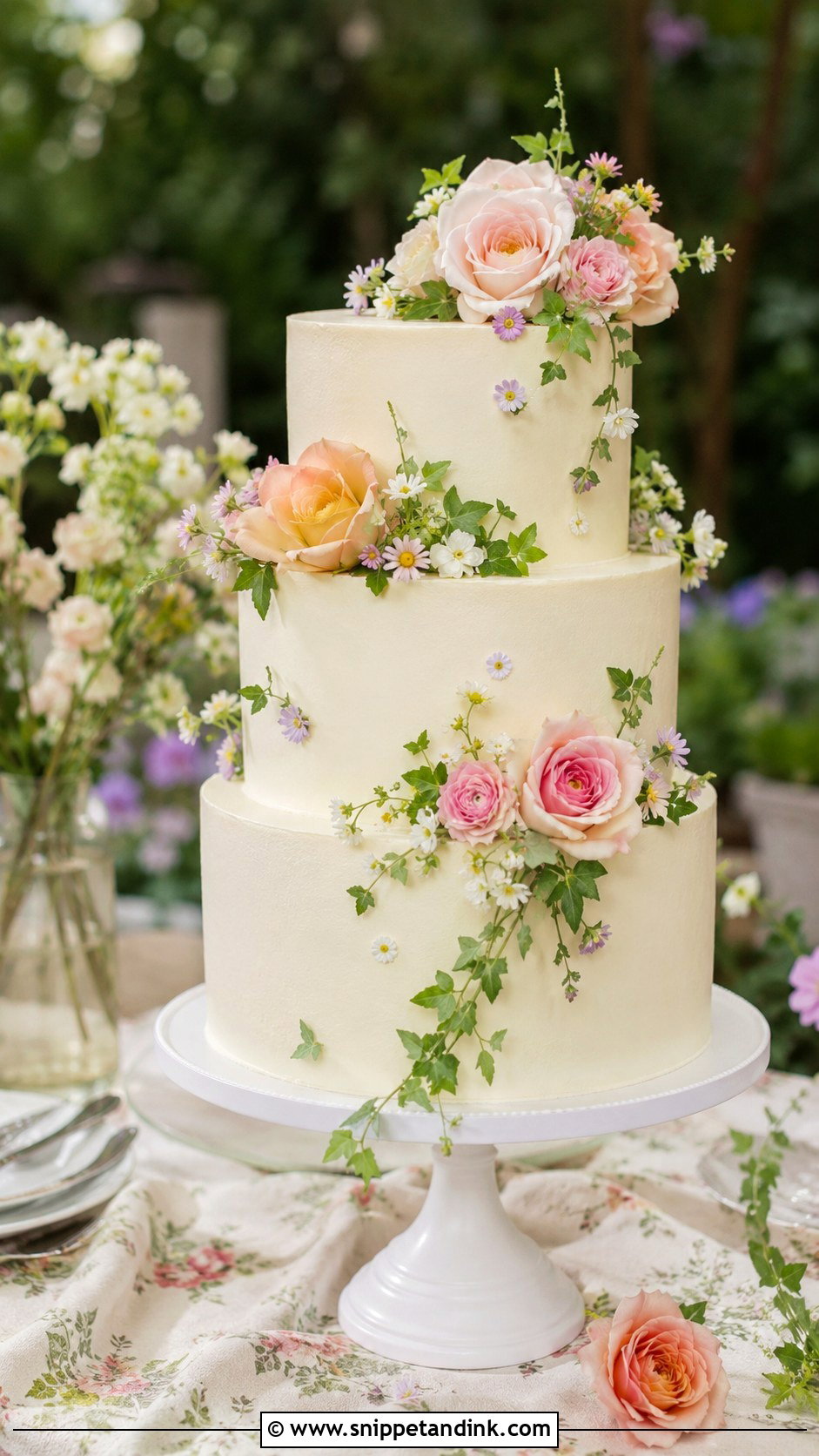 Wedding Cake Order Form Template For Garden Wedding Cake - Snippet and Ink - 25 Wedding Cake Order Form Template
