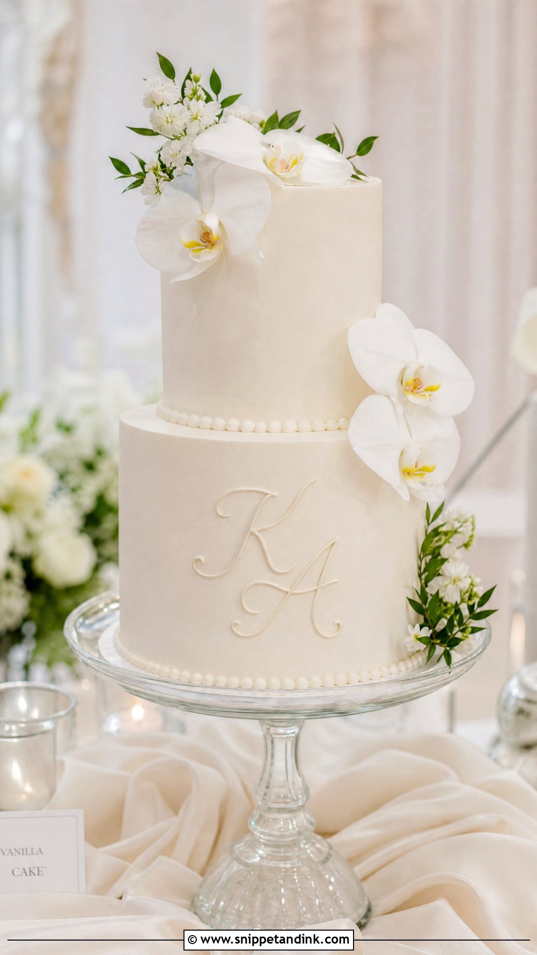 Wedding Cake With Initials - Snippet and Ink - 20 Write Name on Cake Ideas for Wedding