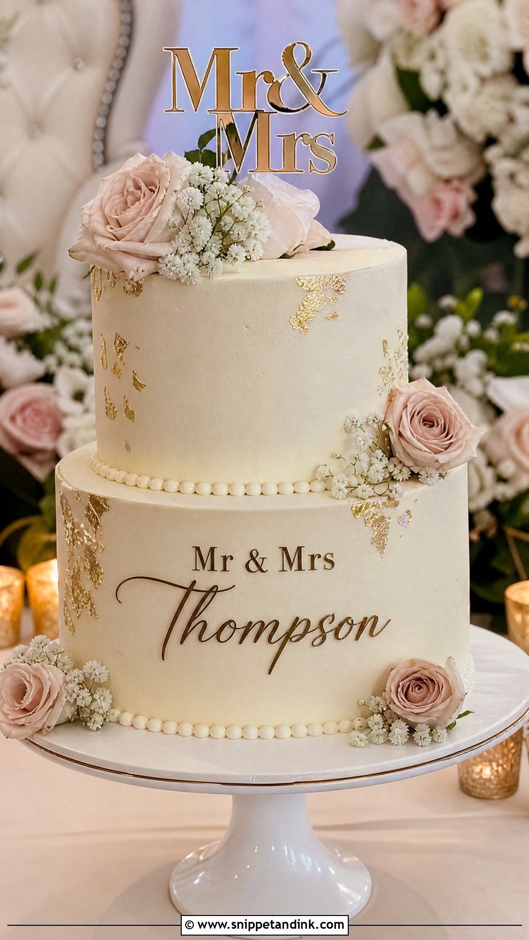 Wedding Cake With Name And Mr Mrs - Snippet and Ink - 20 Write Name on Cake Ideas for Wedding