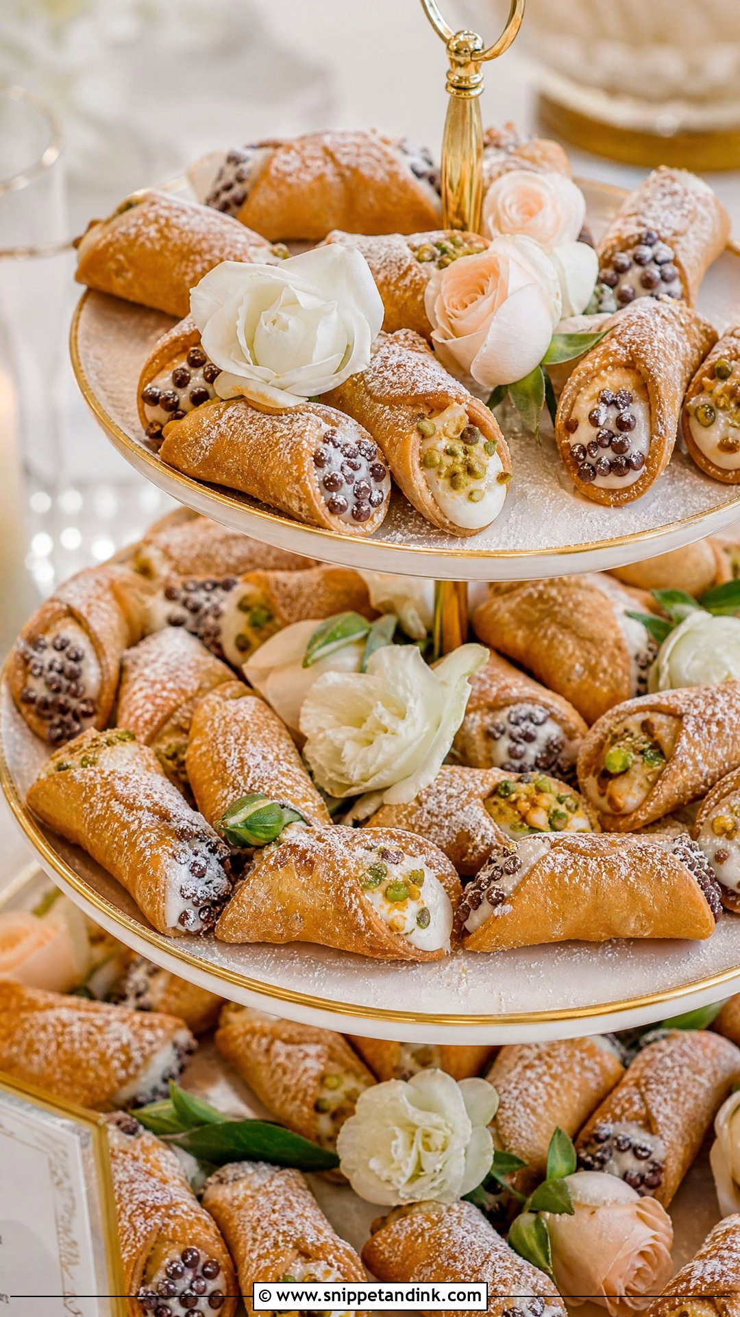 Wedding Cannoli - Snippet and Ink - 20 Wedding Sweets