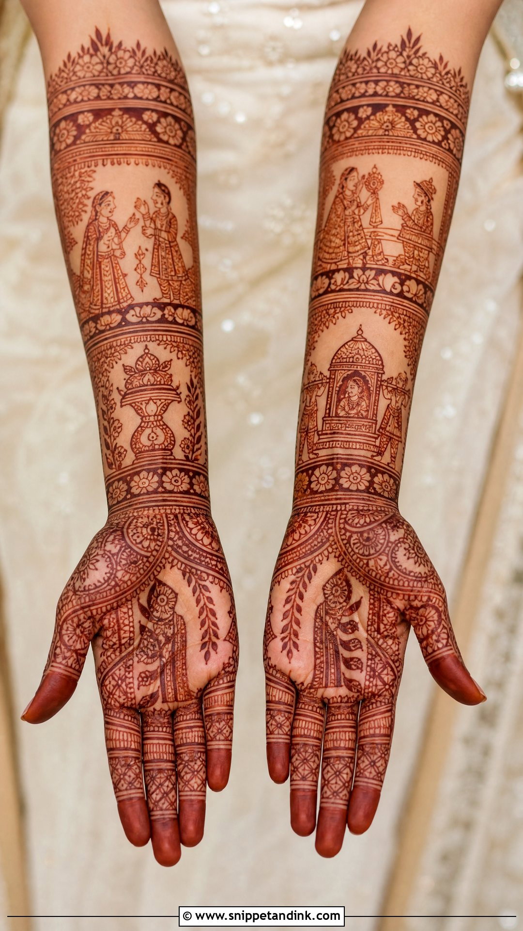Wedding Ceremony Bridal Mehndi Design - Snippet and Ink - 30 Mehndi Designs for Bride