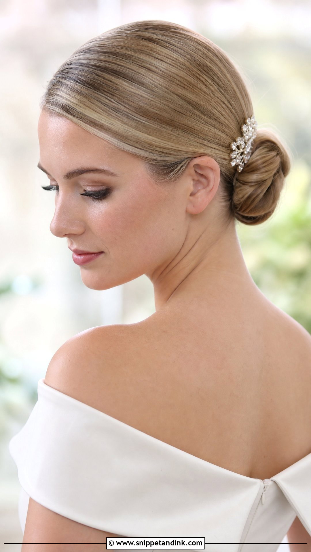 Wedding Chignon - Snippet and Ink - 20 Women Wedding Hairstyle Ideas