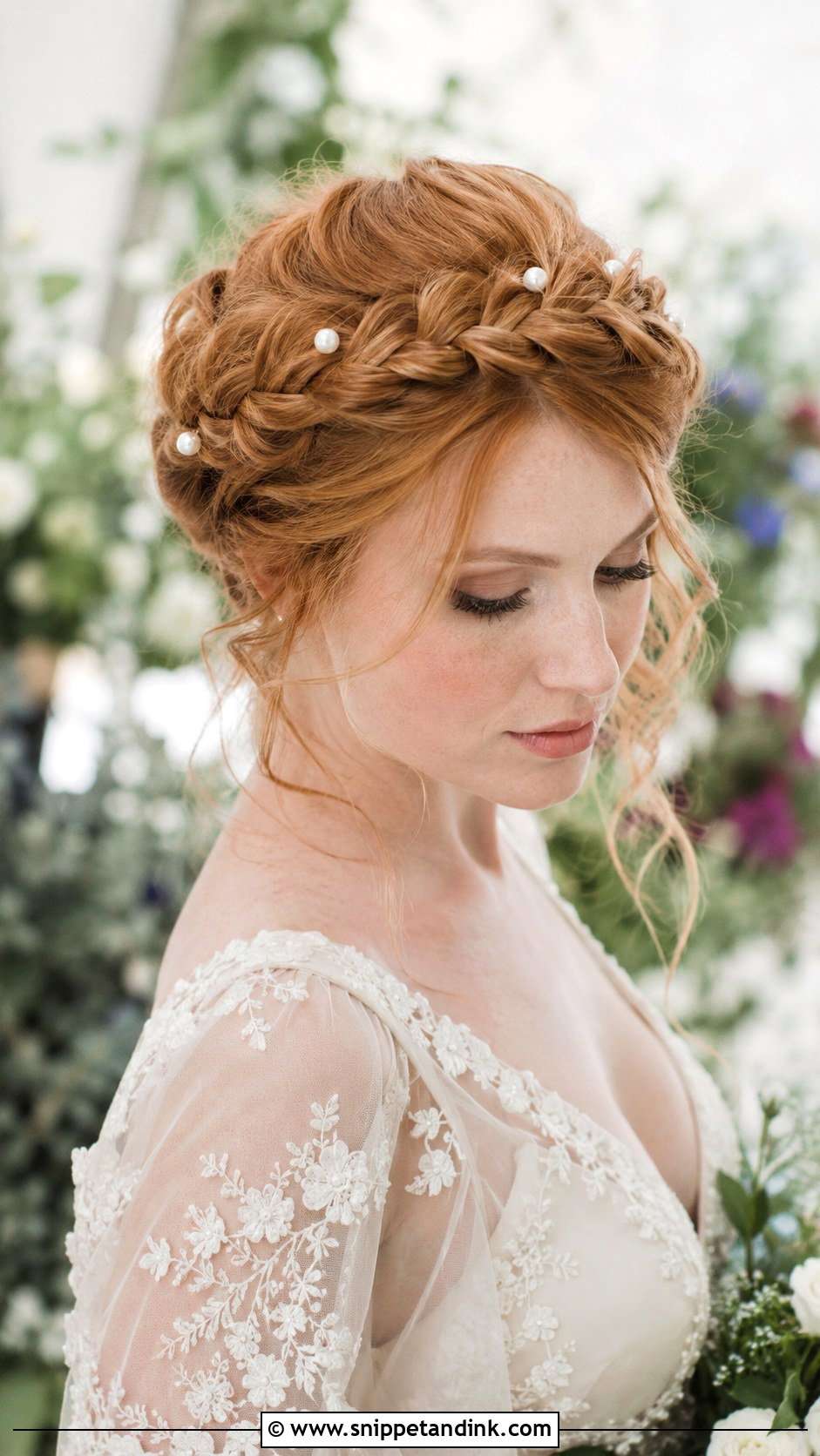 Wedding Crown Braid - Snippet and Ink - 15 Weding Hair Style Ideas