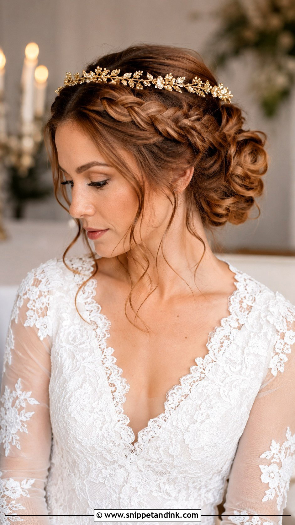 Wedding Crown Braided Updo - Snippet and Ink - 15 Wedding Crown Hairstyles Brides