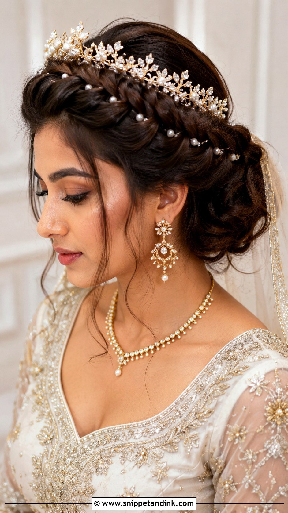 Wedding Crown Crown Braid - Snippet and Ink - 15 Wedding Crown Hairstyles Brides