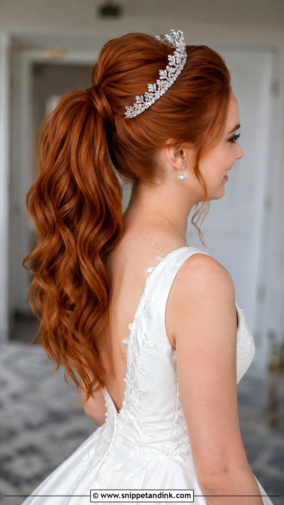 Wedding Crown Ponytail - Snippet and Ink - 15 Wedding Crown Hairstyles Brides