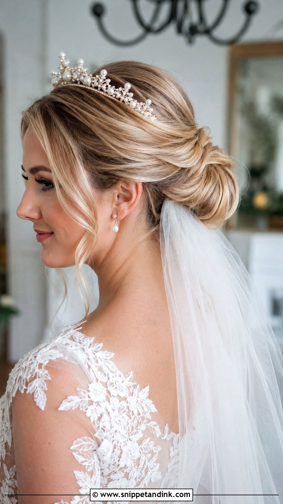 Wedding Crown Soft Updo - Snippet and Ink - 15 Wedding Crown Hairstyles Brides