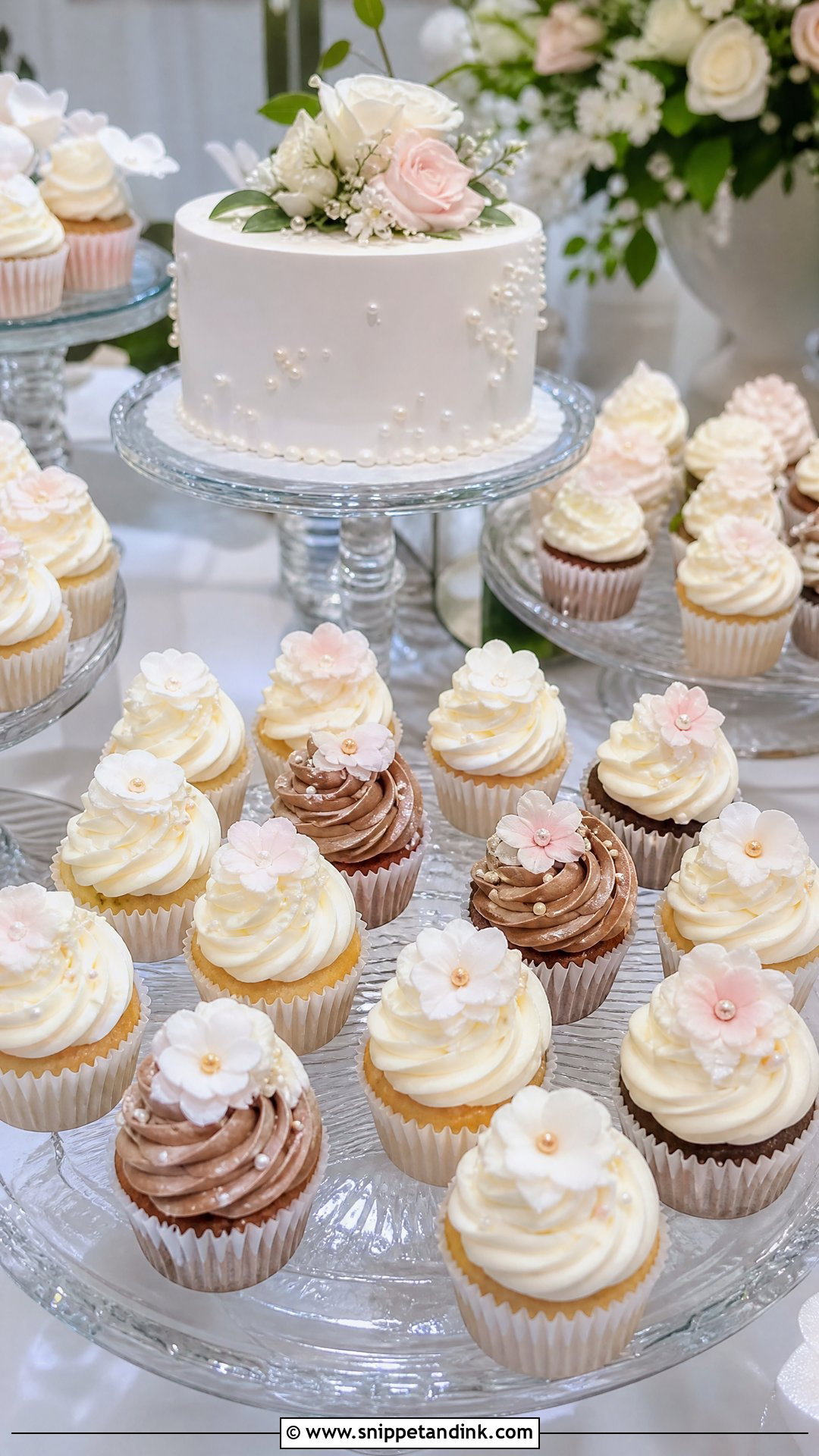 Wedding Cupcakes - Snippet and Ink - 20 Wedding Dessert Ideas