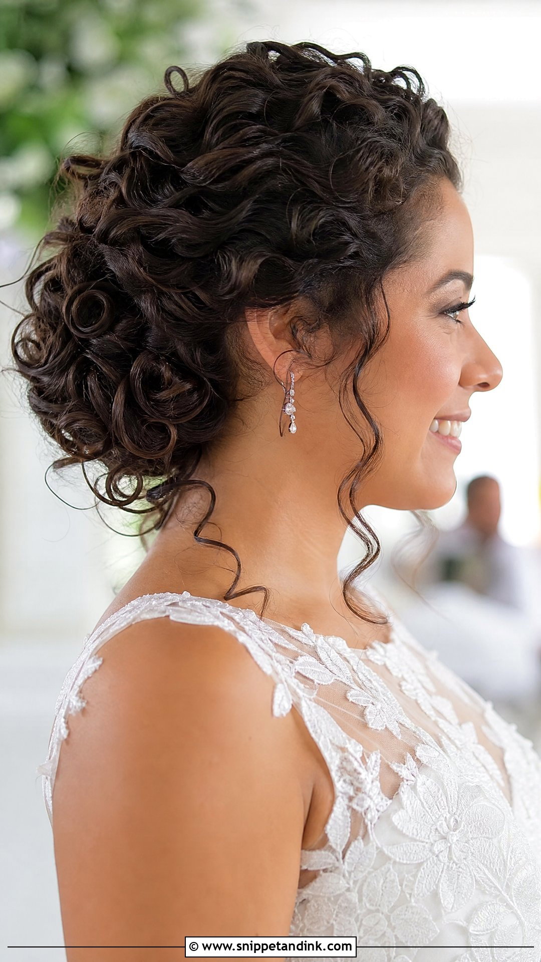 Wedding Curly Updo - Snippet and Ink - 20 Wedding Up Hairstyles