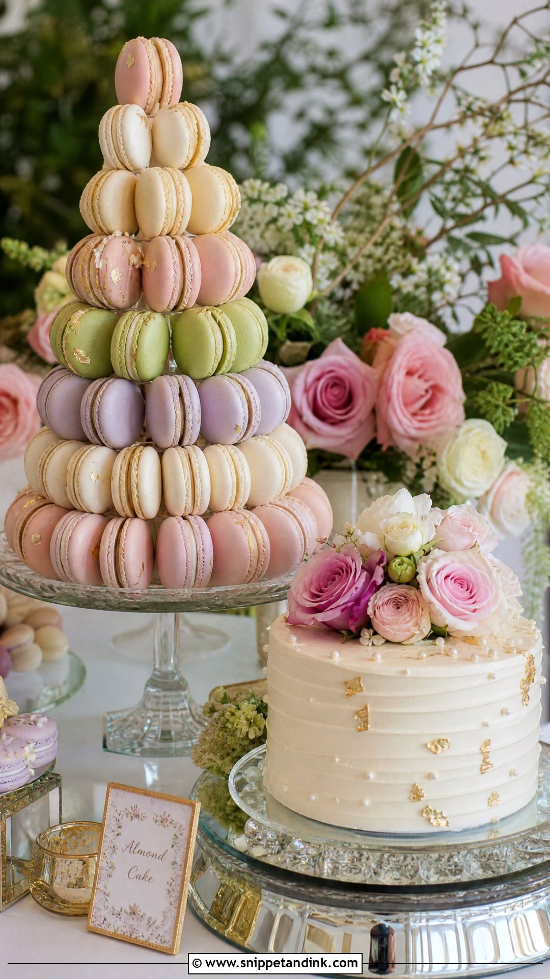Wedding Dessert Bar With Macarons - Snippet and Ink - 20 Wedding Dessert Bar Ideas