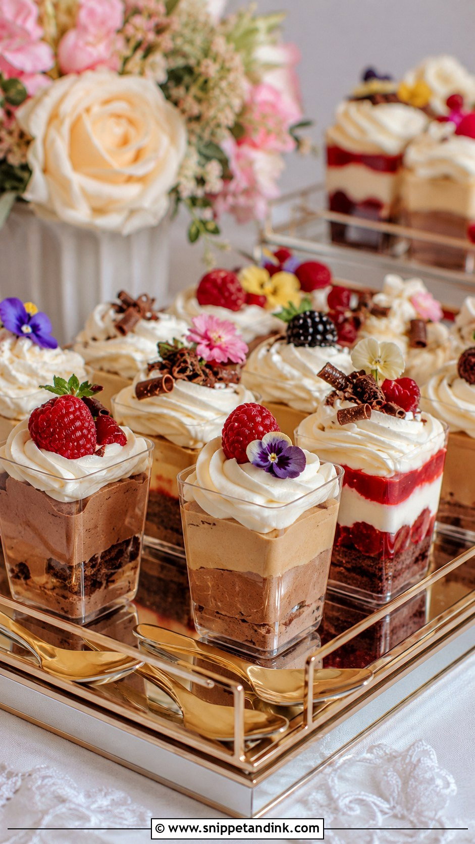 Wedding Dessert Shooters - Snippet and Ink - 20 Wedding Themed Desserts